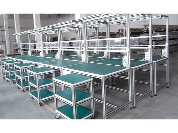 40系列是常用型材，同樣適合鋁型材工作臺(tái)生產(chǎn)線